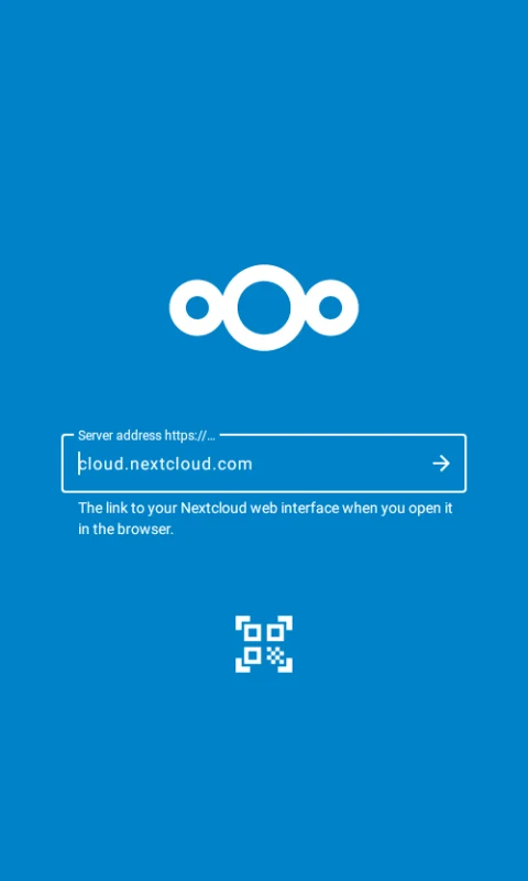 Nextcloud Files: Connect to a Nextcloud server