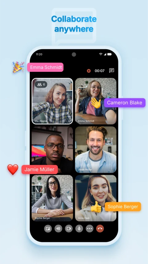 Nextcloud Talk: Group video call