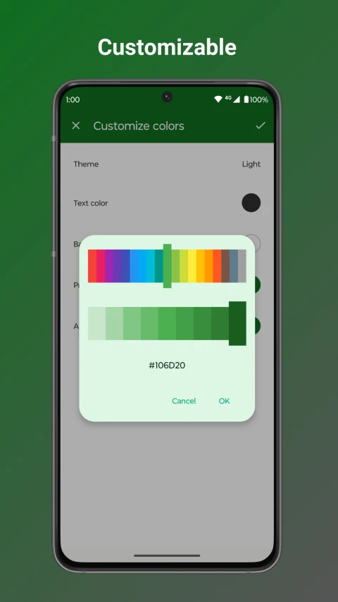 Fossify File Manager: Customize interface colors