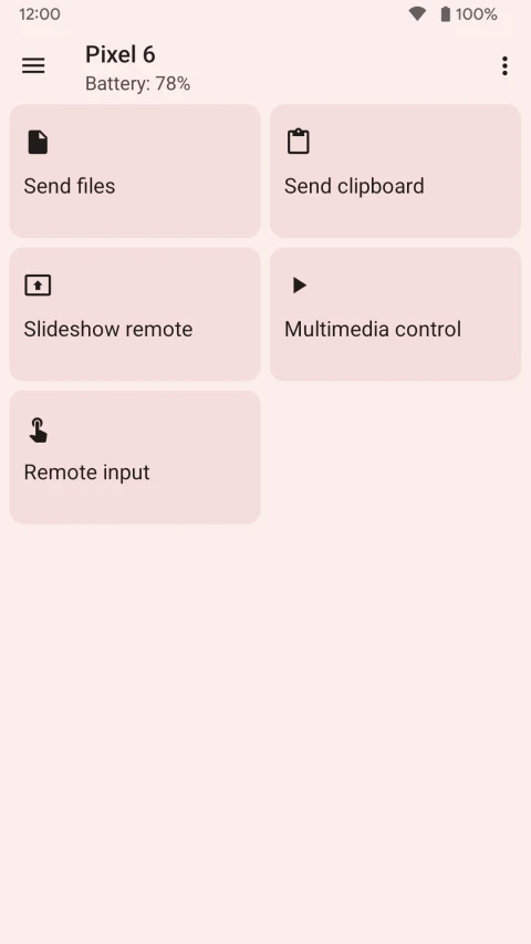 KDE Connect: Actions for a connected computer