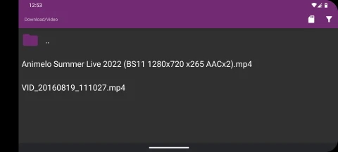 mpv-android: Choose a local video file