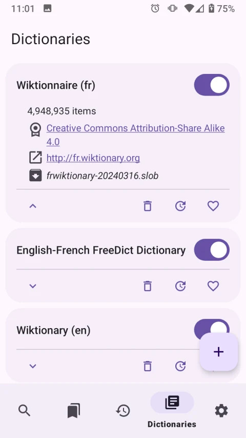 OSS Dict: Enable and organize local dictionary files