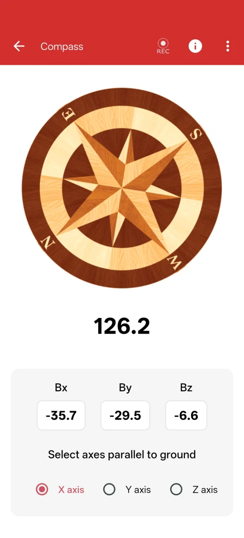 PSLab: Earlier Android compass view