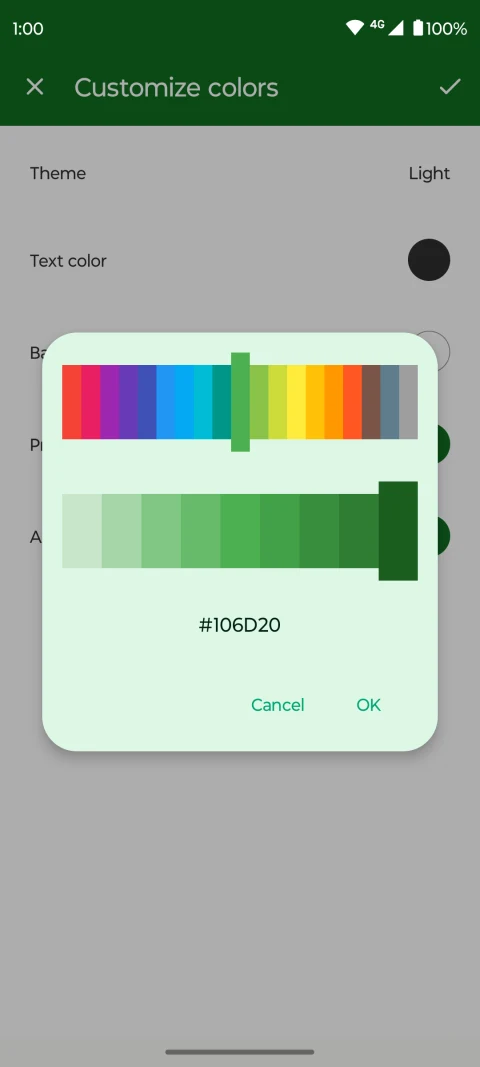 Fossify Contacts: Customize address-book colours