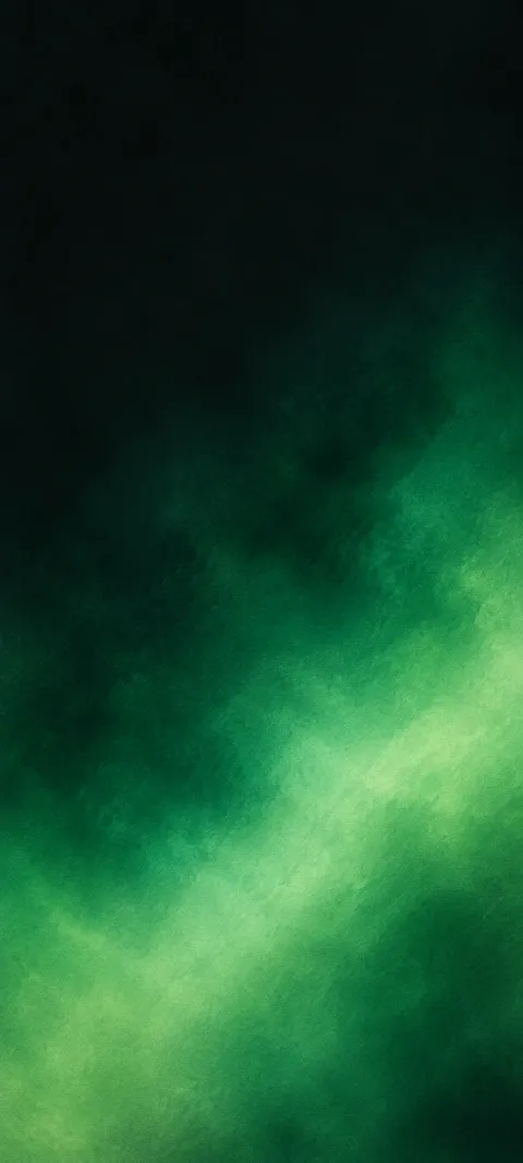 A charcoal, emerald and soft green gradient.