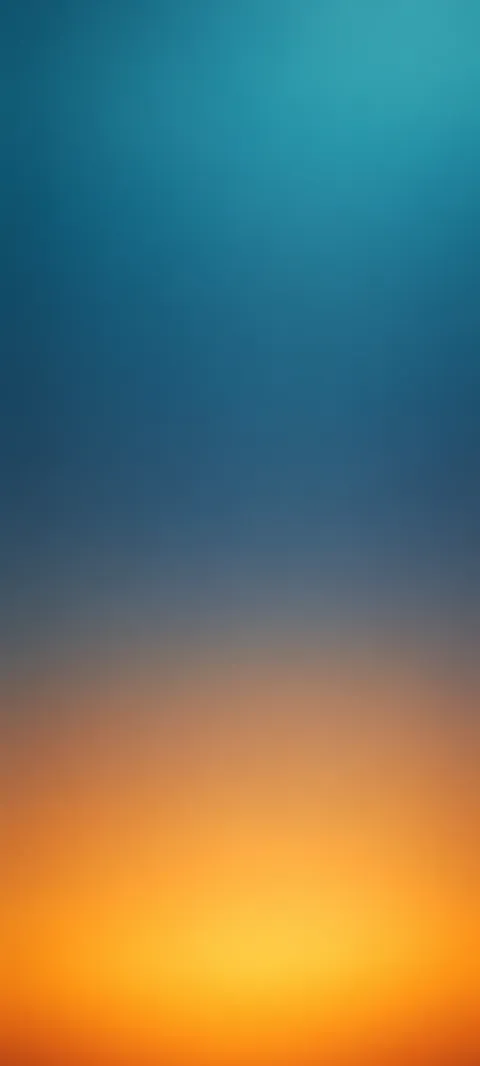 A teal and slate gradient with a soft amber glow.