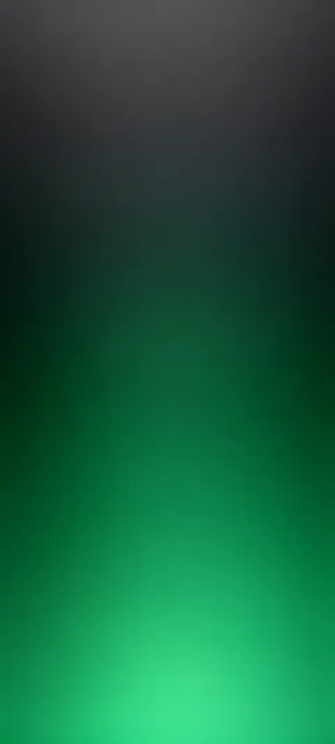 A charcoal, emerald and soft green gradient.