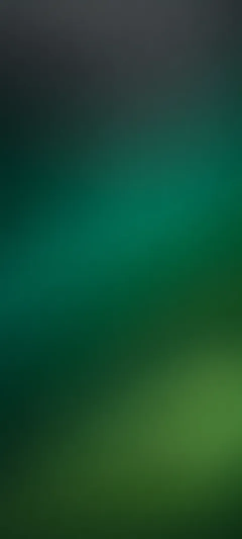 A charcoal, emerald and soft green gradient.