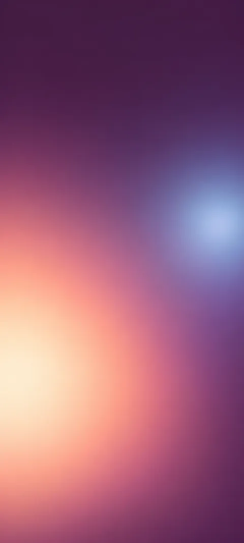 Large peach glow at lower left and small blue glow at middle right on mulberry.