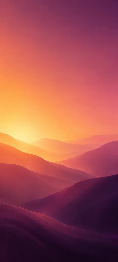 A saffron, rose and plum gradient.