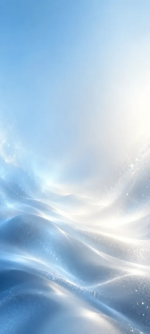 An ice blue, silver and cool white gradient.