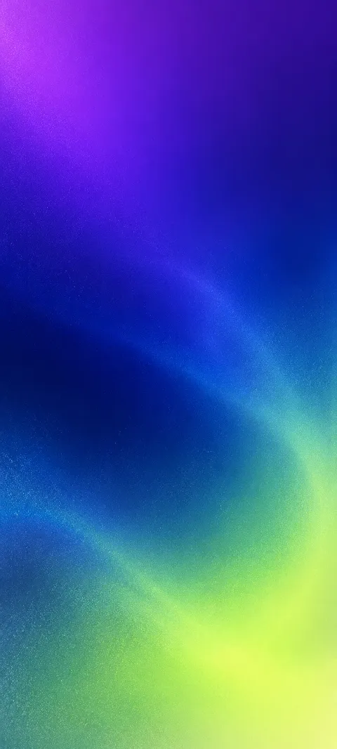 A violet, blue and lime gradient.