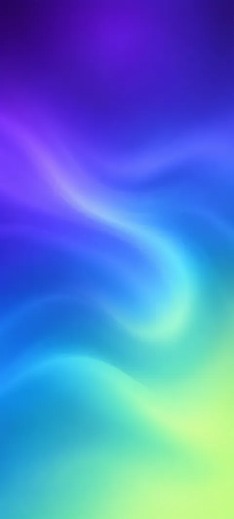 A violet, blue and lime gradient.