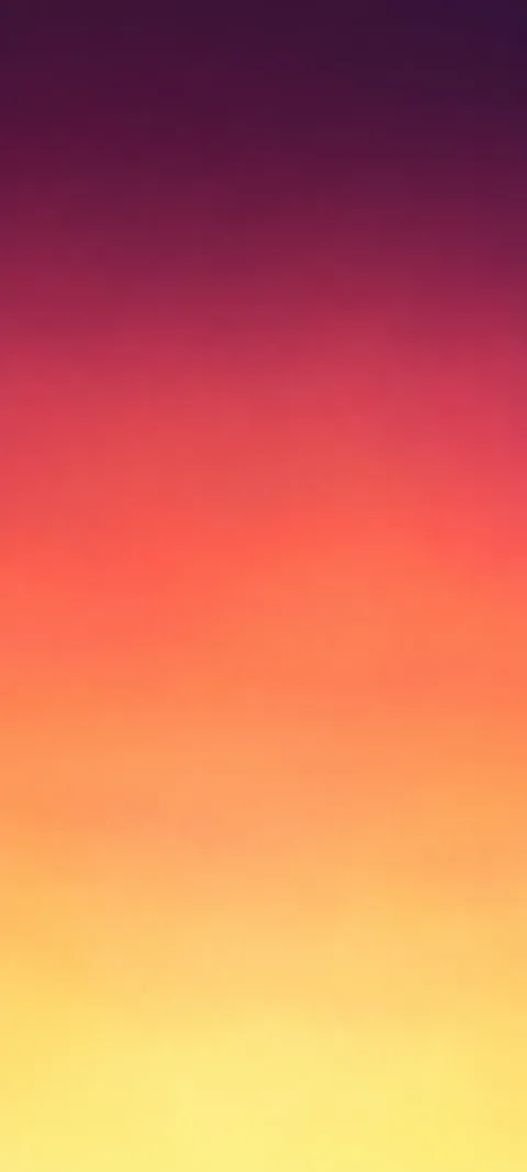 A smooth vertical gradient from plum through coral and apricot to butter yellow.