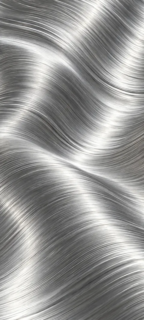 Fine silver ripples create a brushed metal texture.