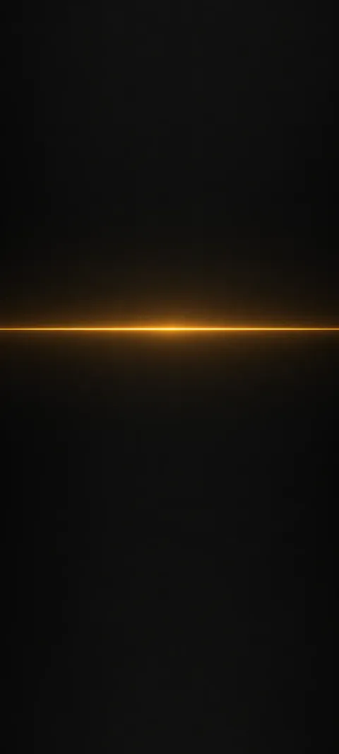 A thin amber line crosses a charcoal field.
