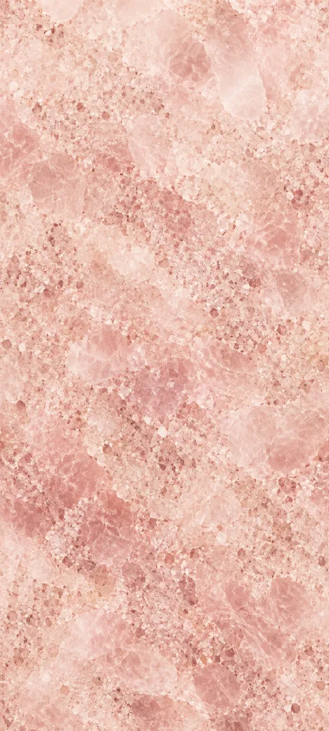 A rose quartz speckle creates a soft mineral texture.