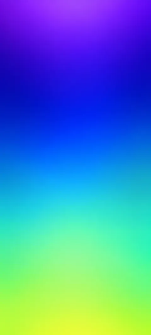 A violet, blue and lime gradient.